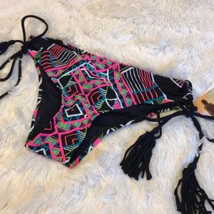 Coco Rave colorful tassel tie swimsuit bottoms